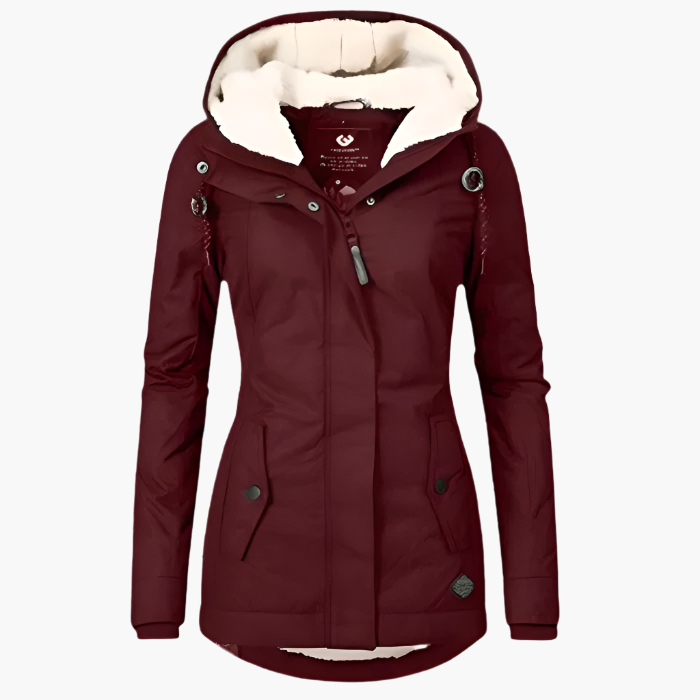 Elvira™ | Women's Winter Jacket with Hood – Waterproof Parka for Cold & Rainy Days