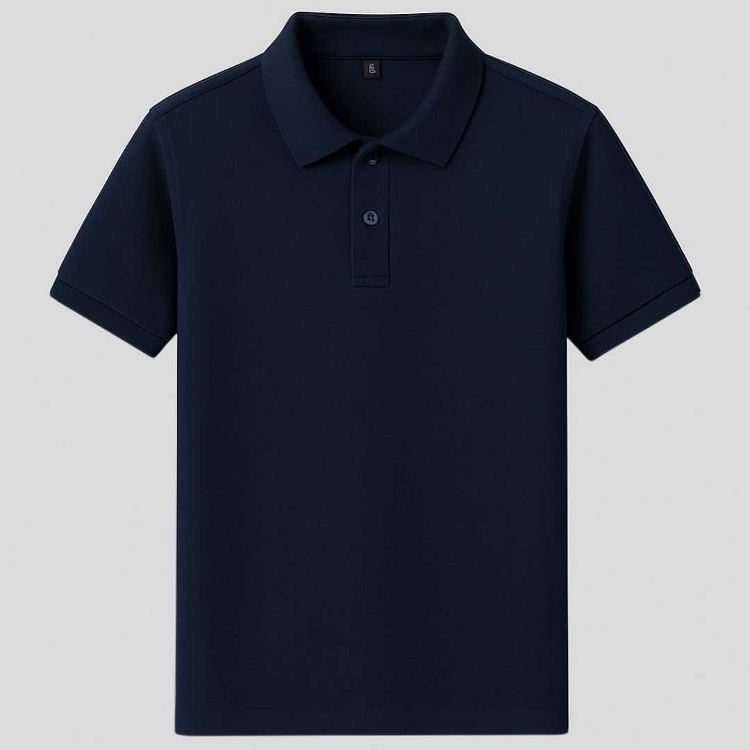 LIAM | Short-sleeved Polo Shirt in Cotton Blend