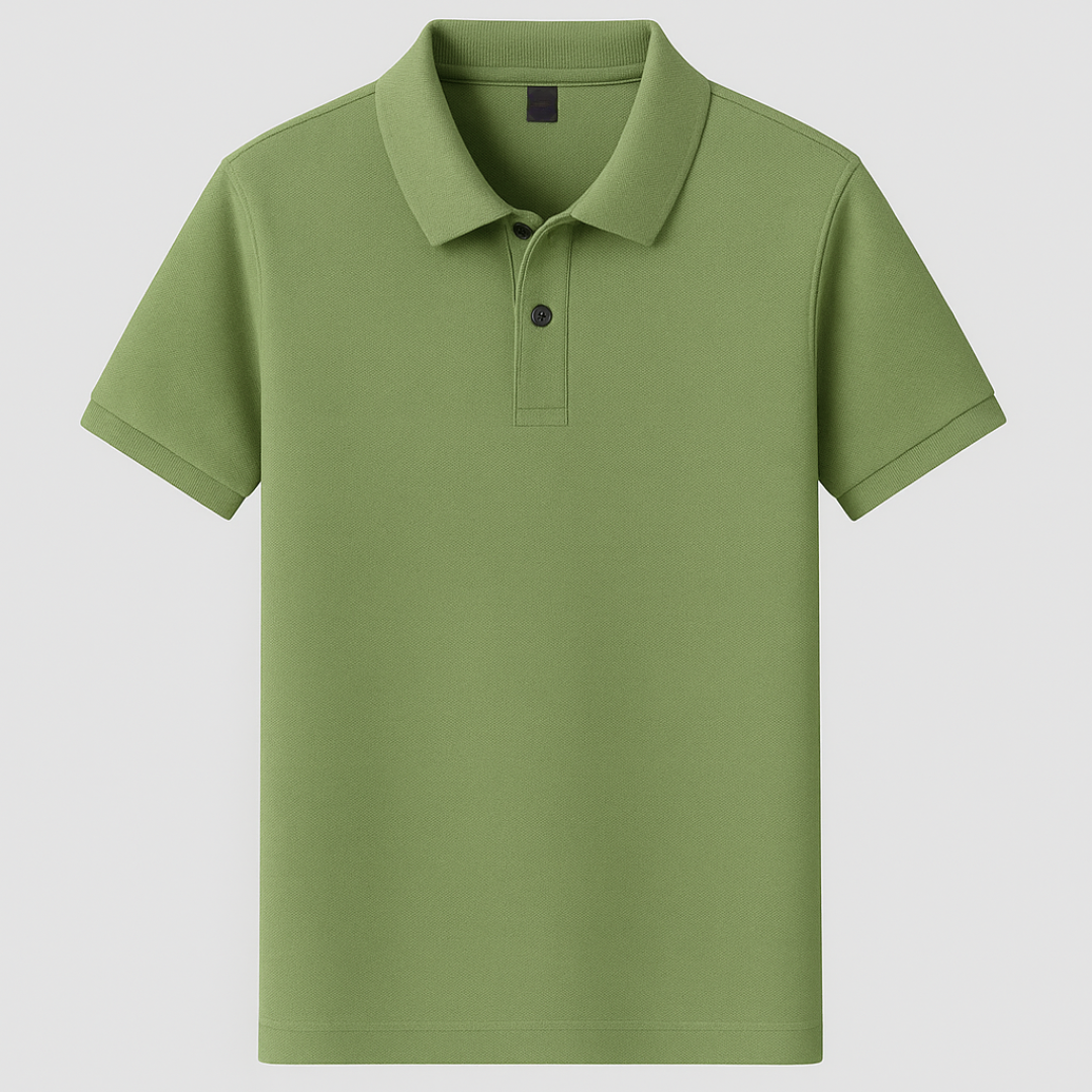 LIAM | Short-sleeved Polo Shirt in Cotton Blend