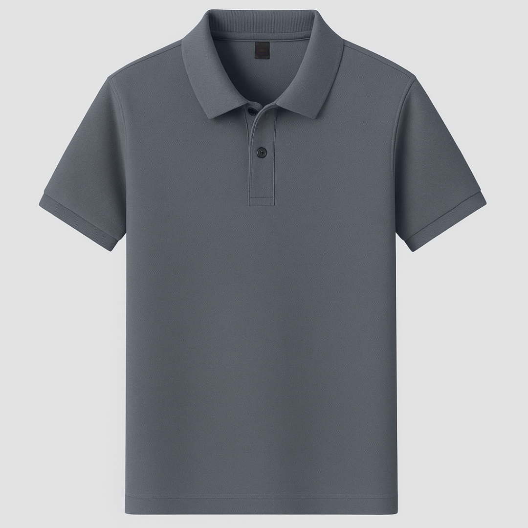 LIAM | Short-sleeved Polo Shirt in Cotton Blend