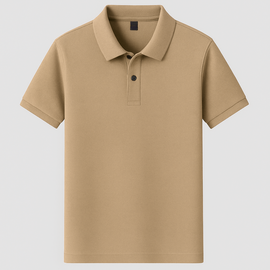 LIAM | Short-sleeved Polo Shirt in Cotton Blend