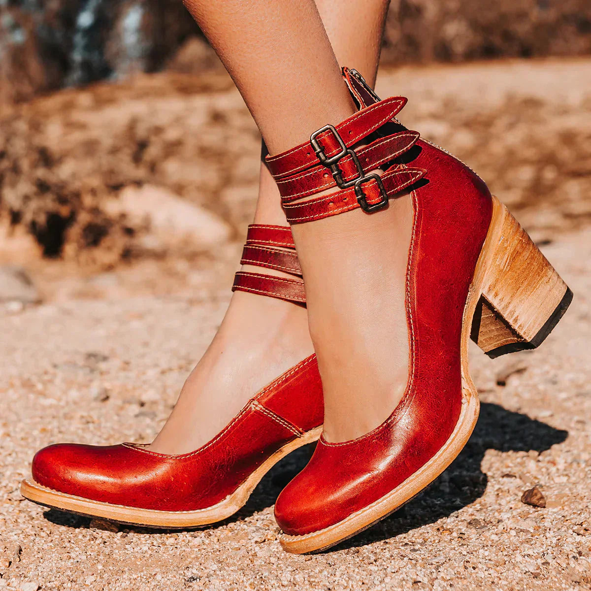Valentina | Elegant Pumps with Ankle Strap