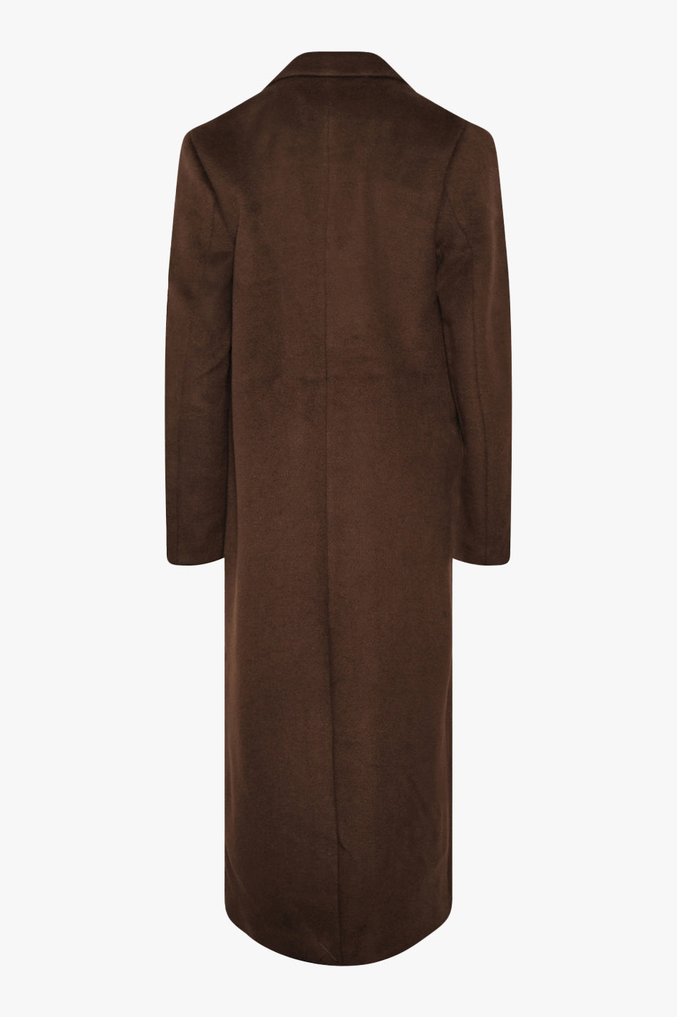 Berit Warm Women's Coat – Mid-length Coat in Chocolate