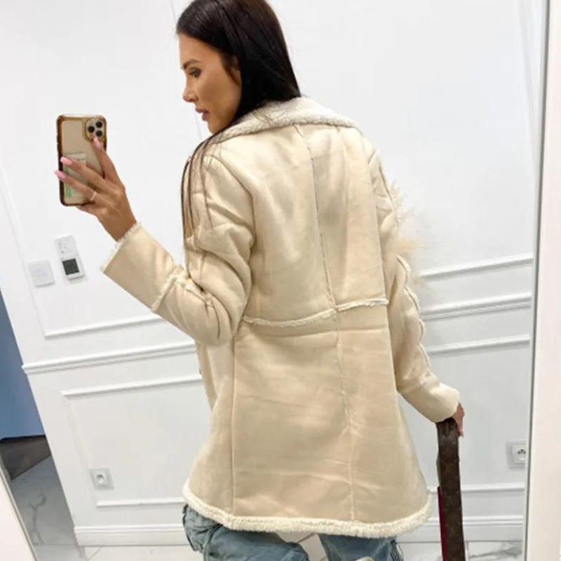 Nahla™ | Elegant Winter Coat with Fleece Lining for Women