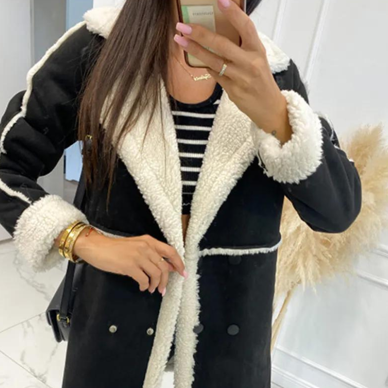 Nahla™ | Elegant Winter Coat with Fleece Lining for Women