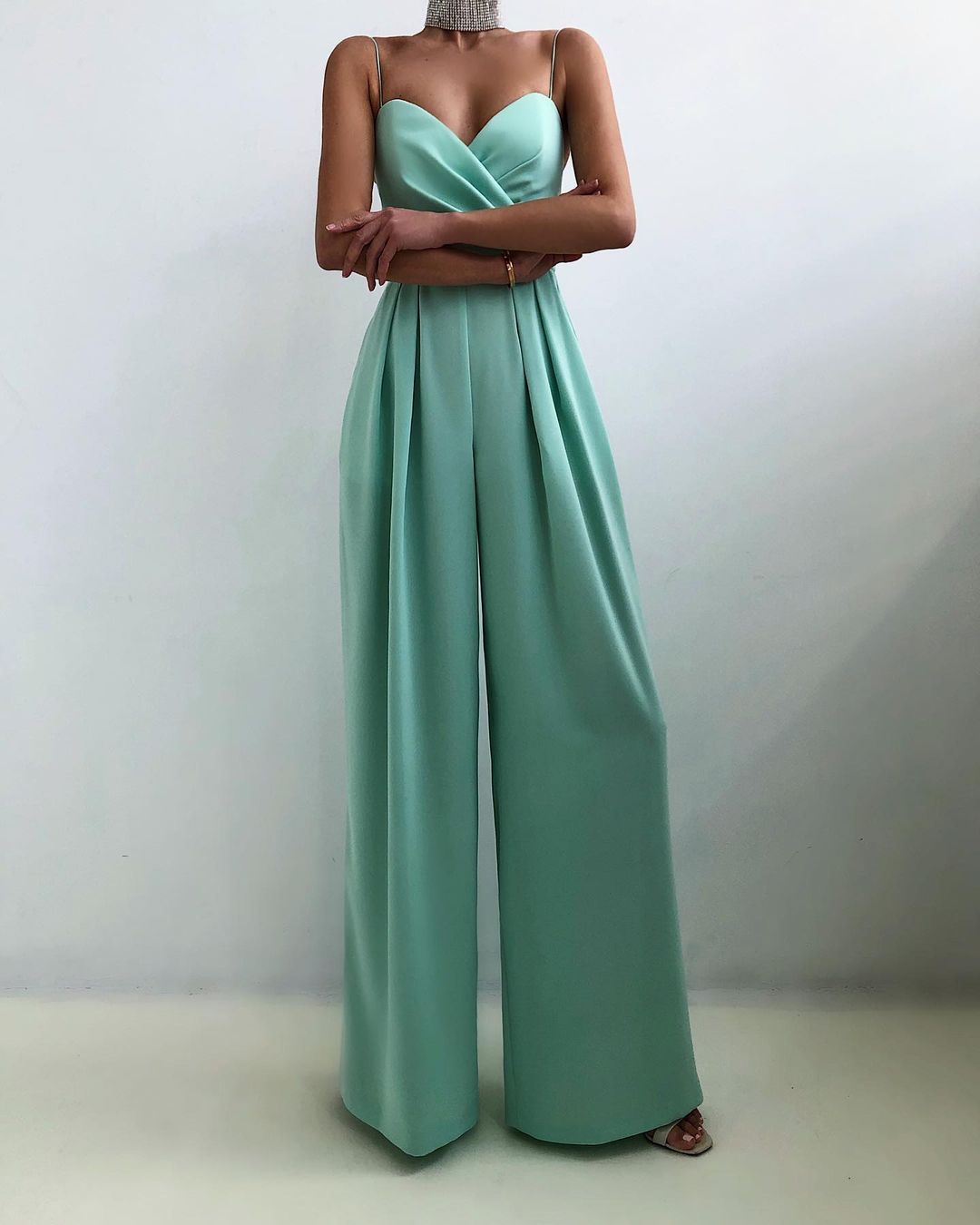 Celina | Elegant Jumpsuit with Spaghetti Straps and Wide Legs
