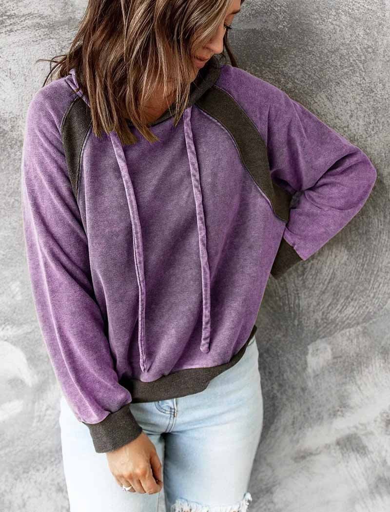 FrostEase™ | Solid Color Hoodie with Drawstring for Women