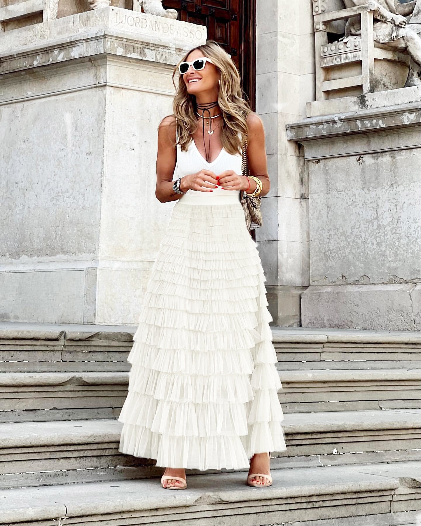 Aurélie | Tulle skirt in A-line shape for Women
