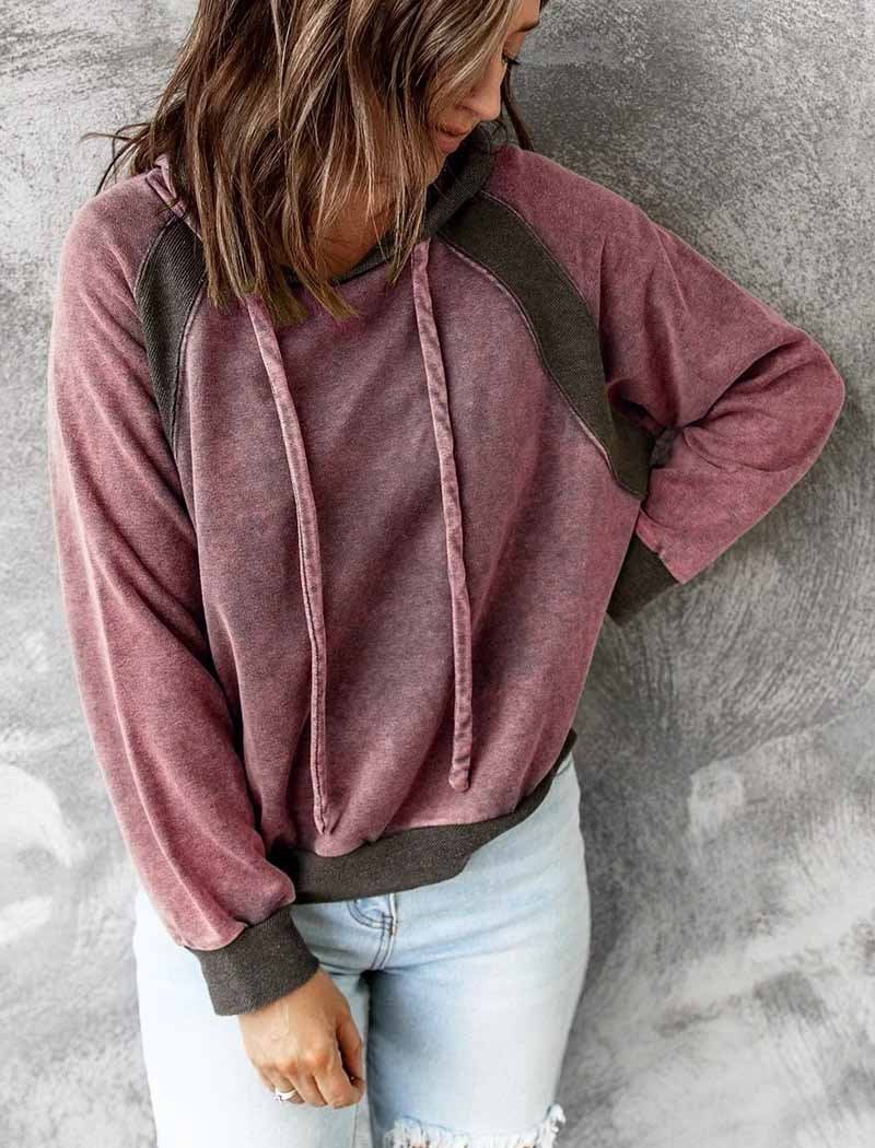 FrostEase™ | Solid Color Hoodie with Drawstring for Women
