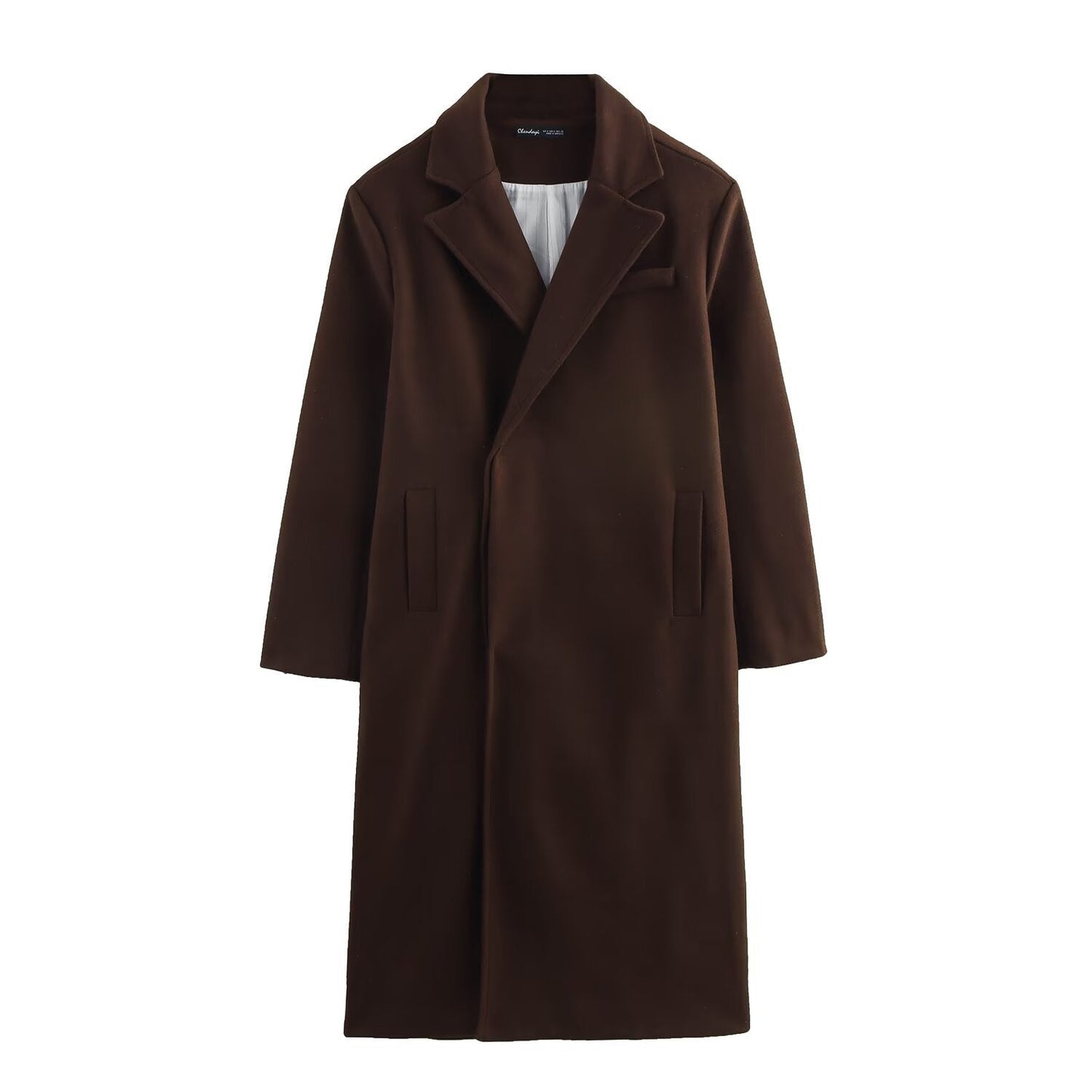 ALVIKA™ | Wool coat with patchwork design for women