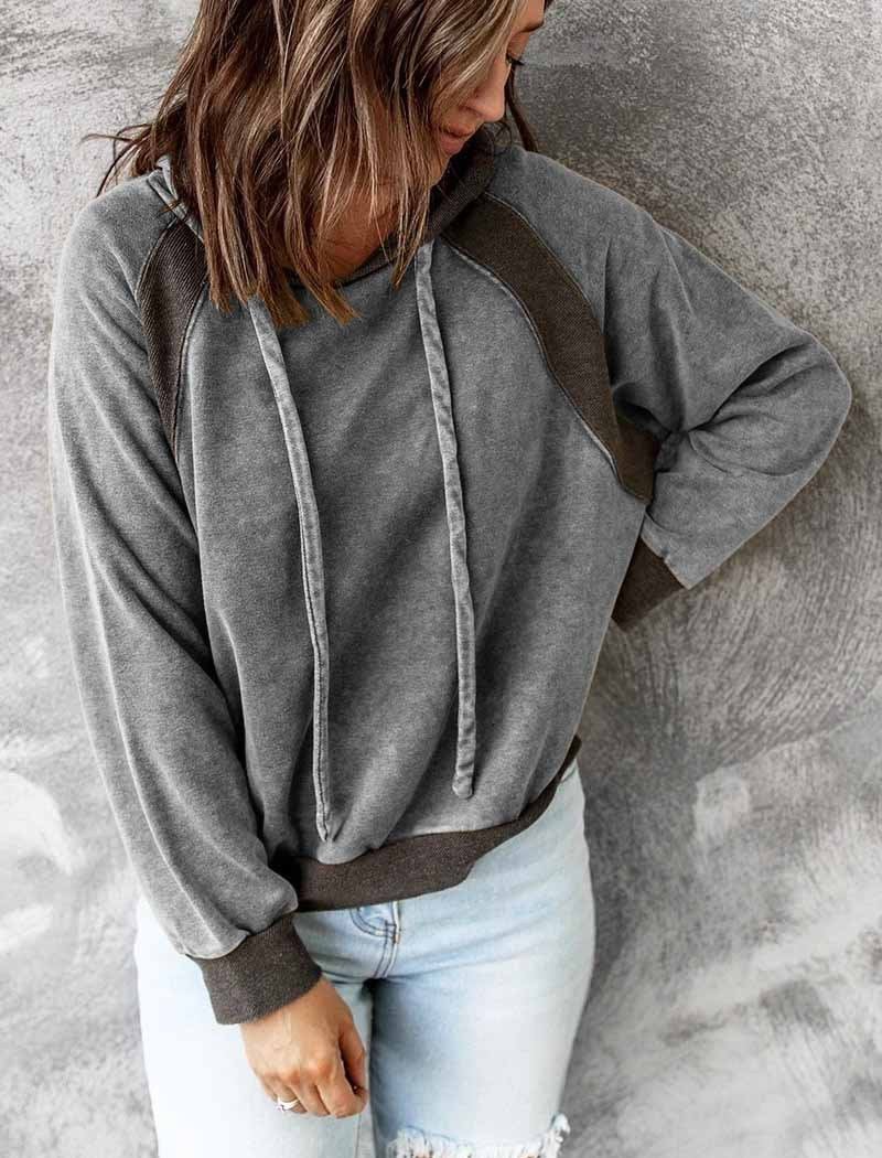 FrostEase™ | Solid Color Hoodie with Drawstring for Women