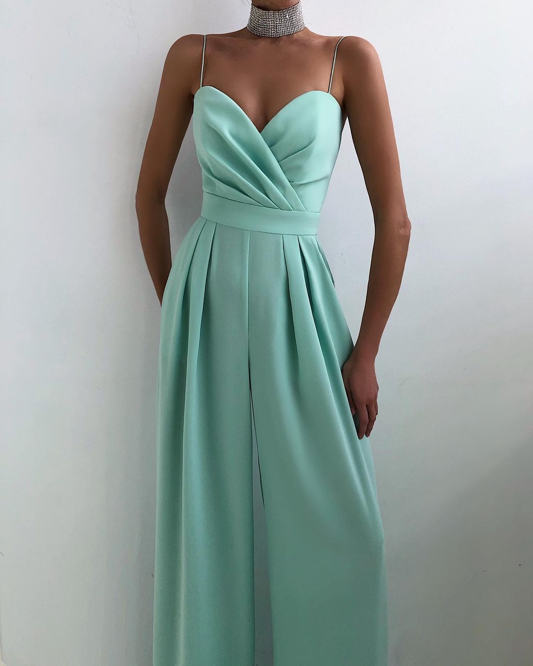 Celina | Elegant Jumpsuit with Spaghetti Straps and Wide Legs