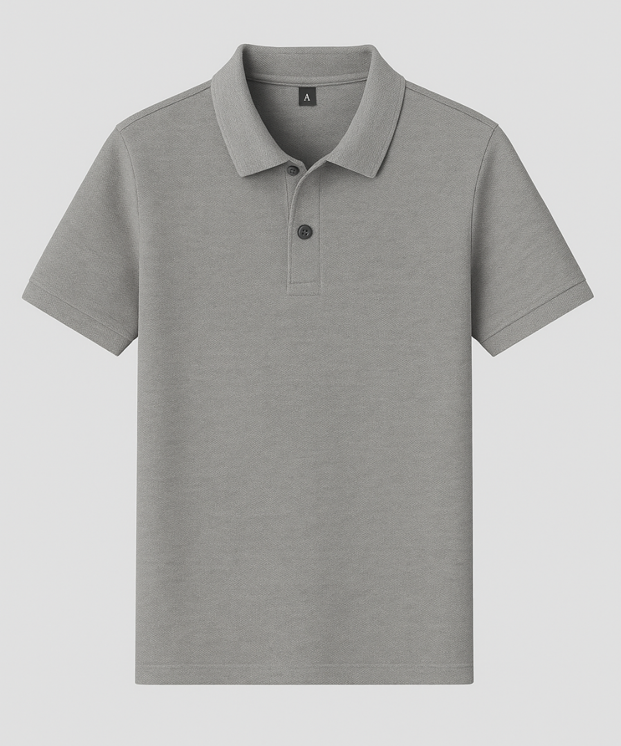 LIAM | Short-sleeved Polo Shirt in Cotton Blend