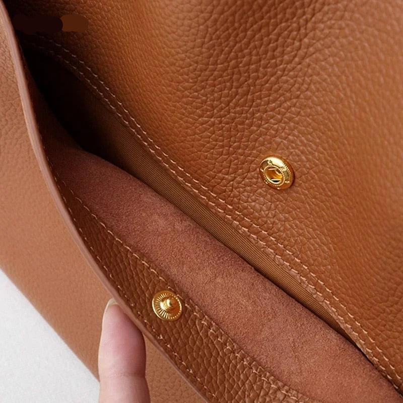 LEONORA™ | Elegant skuldertaske i ægte læder