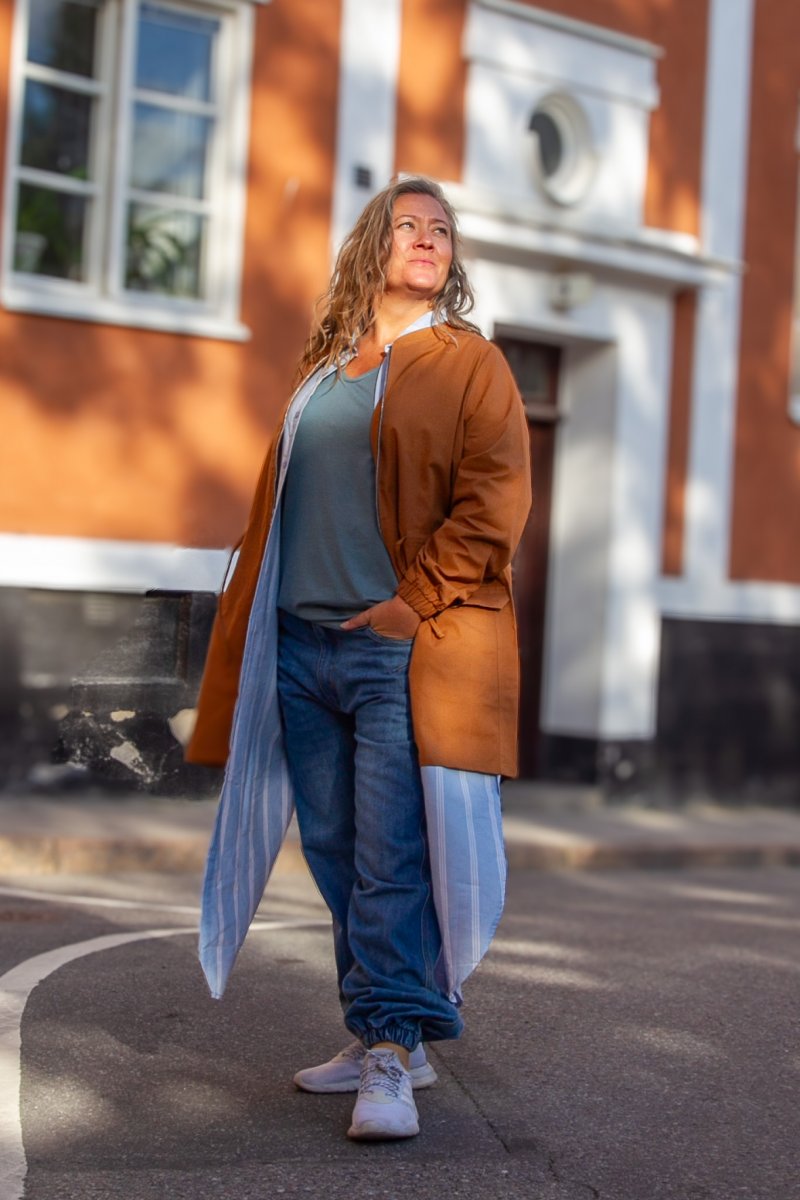 Fiorine Rust Cargo Jacket – Letvægtsjakke til kvinder