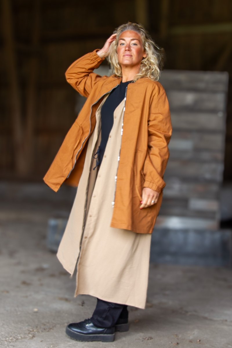 Fiorine Rust Cargo Jacket – Letvægtsjakke til kvinder