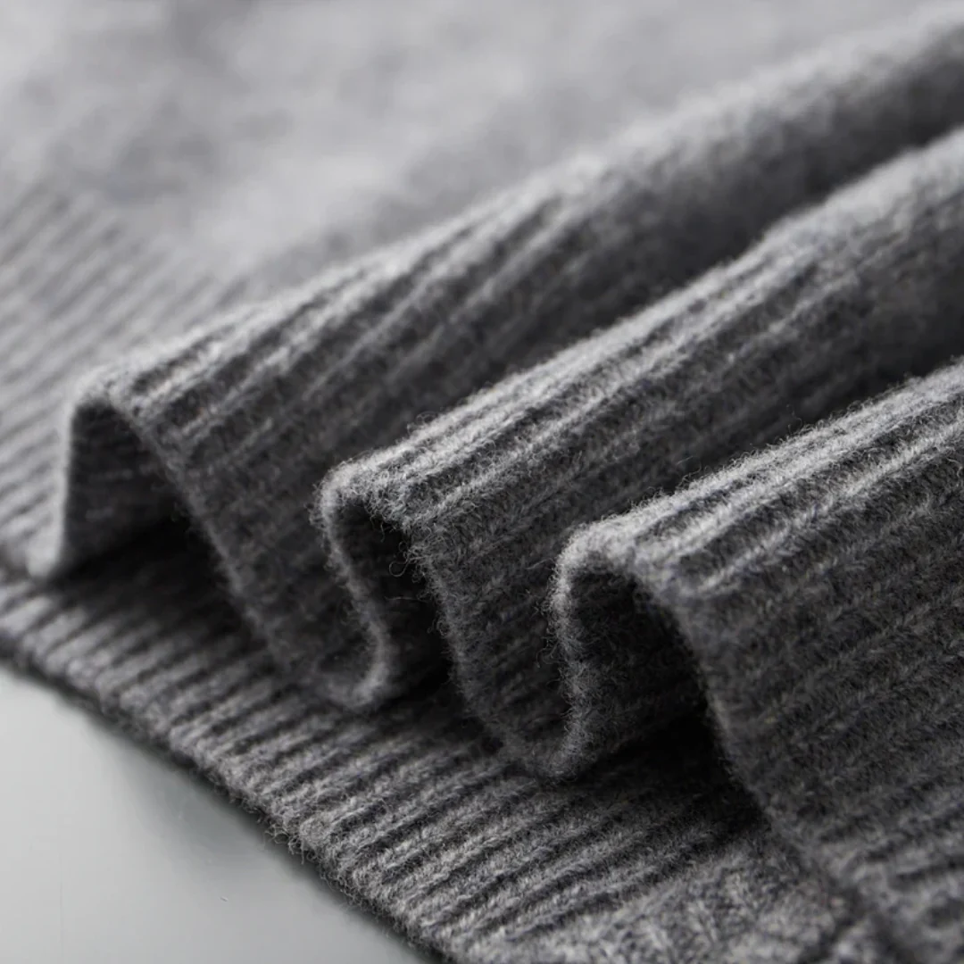 NOEL | Zip-cardigan i ægte merinould til herrer