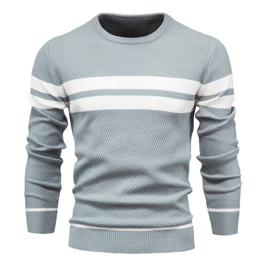 Krister Snygg Herrtröja – Modern Stickad Pullover