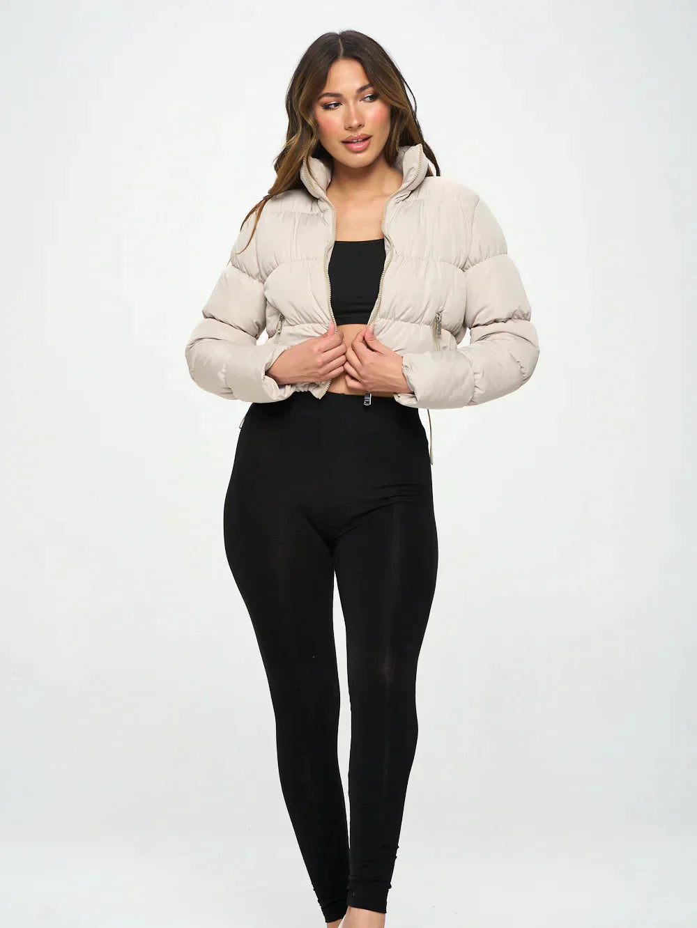 Vendela – Modern Short Women's Jacket in Premium Matte Polyester