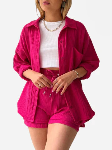 Marlène | Airy Lounge Set in Muslin for Women