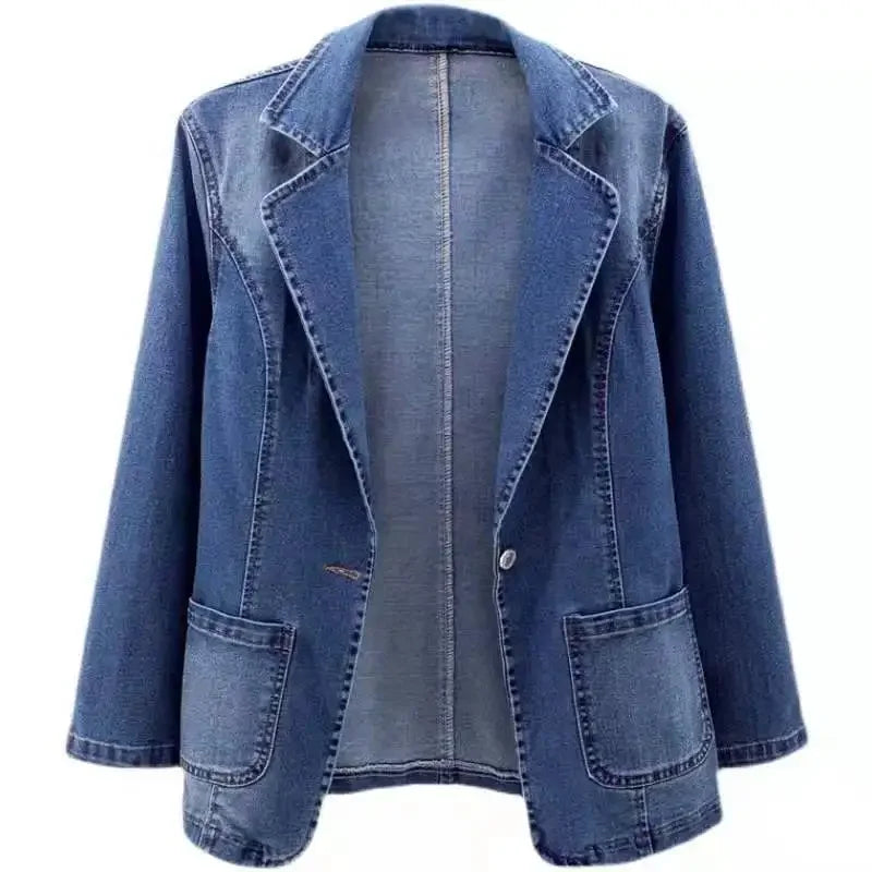Clarivra dame denimjakke – trendy hverdagsoutfit