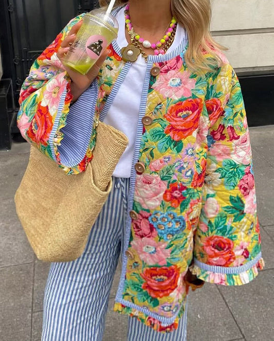 Mystelia ColorCascade forårsjakke – Elegant overtøj til kvinder