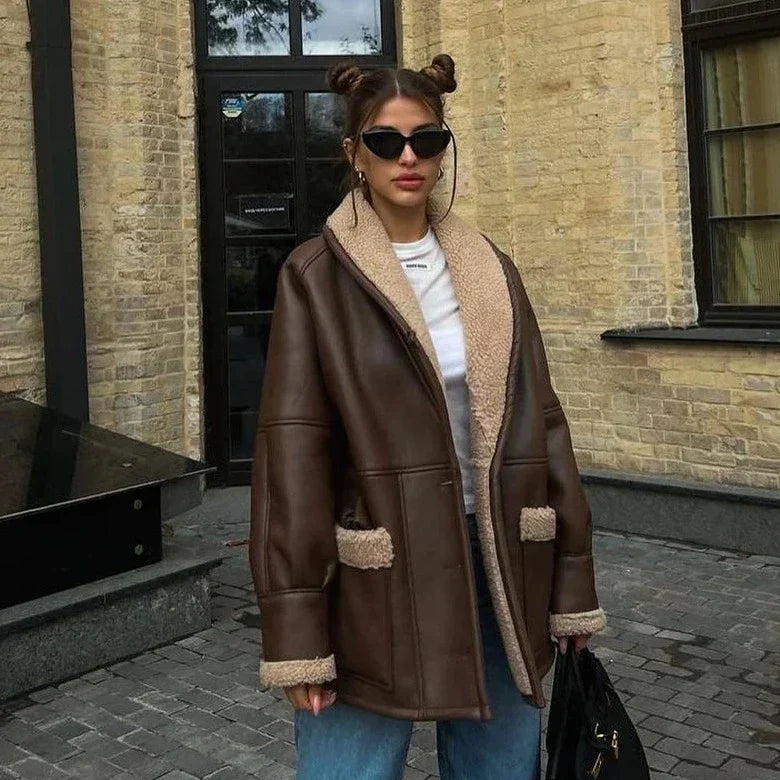 Melissea ægte læderjakke – tidløs klassisk stil