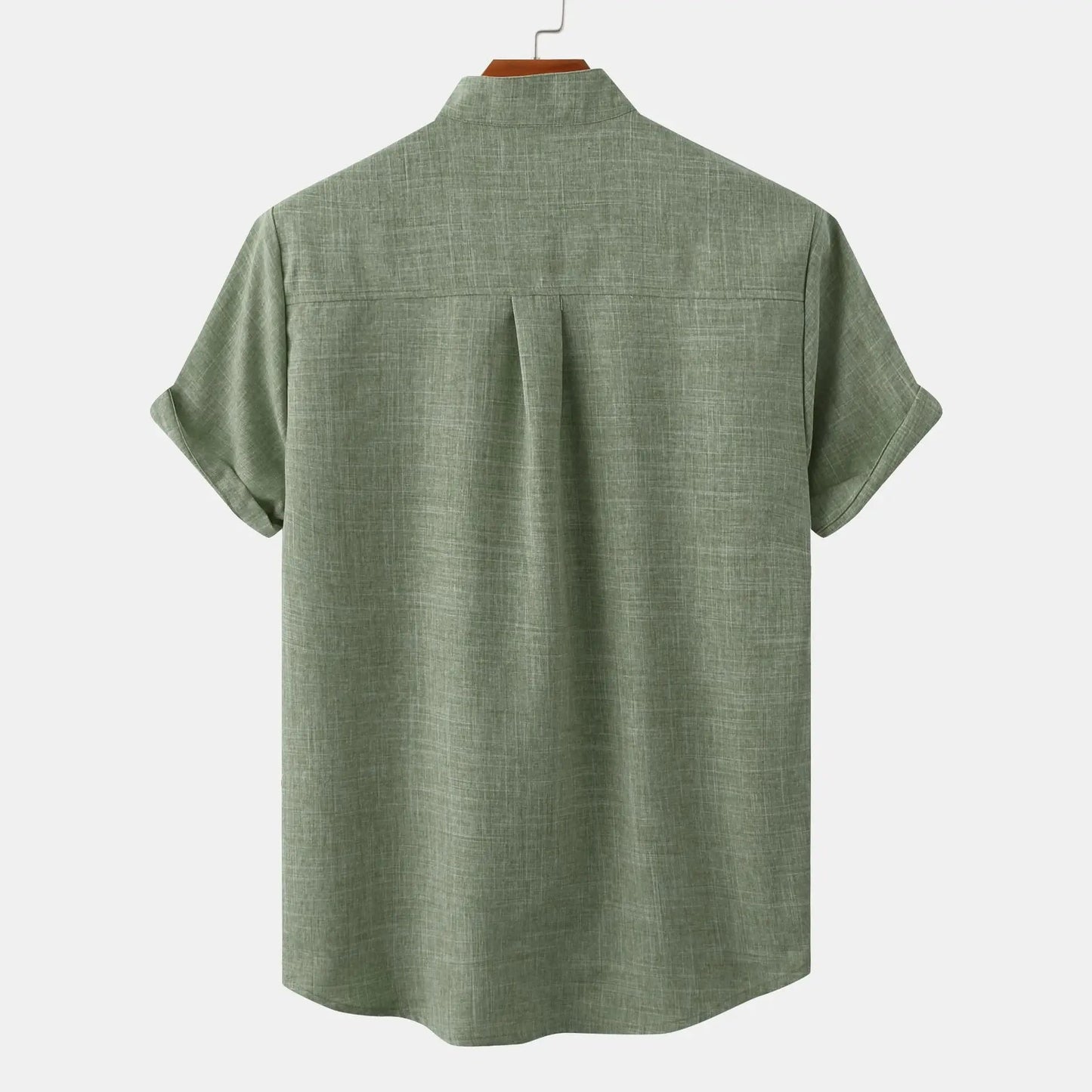 EDVIN™ | Short-sleeved Shirt in Airy Linen Blend