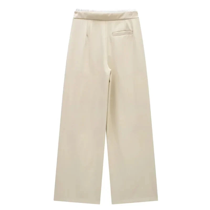 Elise | Flared Training Pants with High Waist
