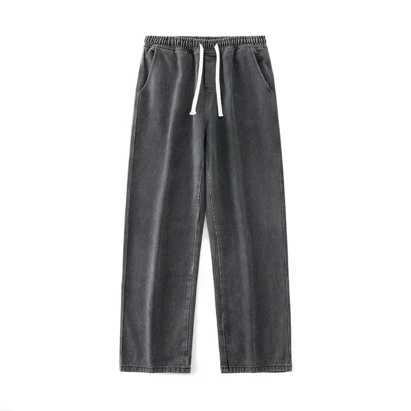 MARKION™ | Streetwear Løse Jeans til Herre