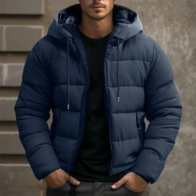 Mr. Puffer Jacket – Water-Resistant Quilted Design with Adjustable Hood