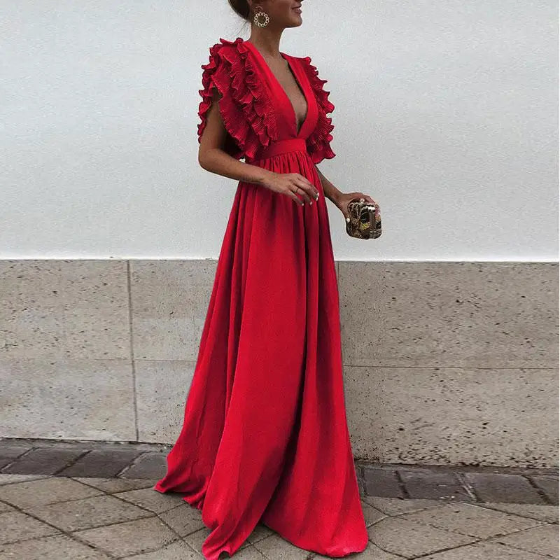 Selena | Elegant Dress with Gathered Sleeves