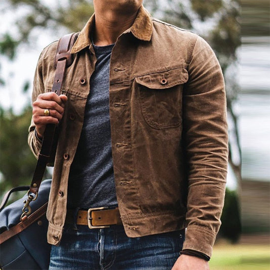 Soren – Veste en jean classique pour homme – Vêtement d'extérieur intemporel et décontracté en denim