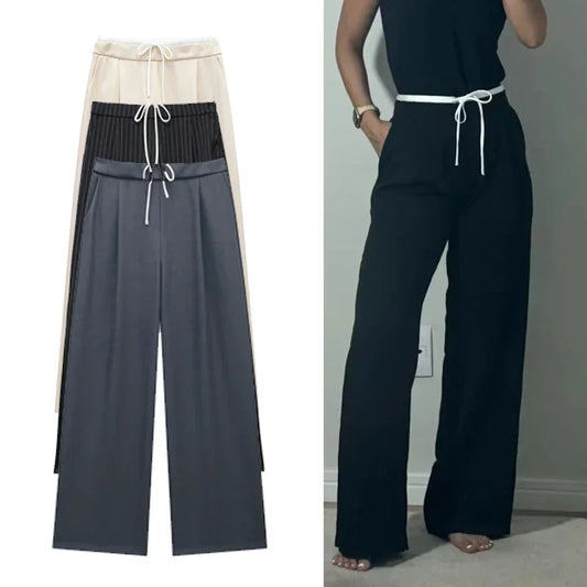 Elise | Flared Training Pants with High Waist