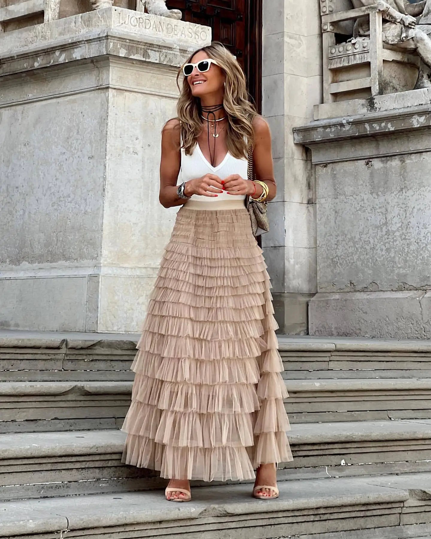 Aurélie | Tulle skirt in A-line shape for Women