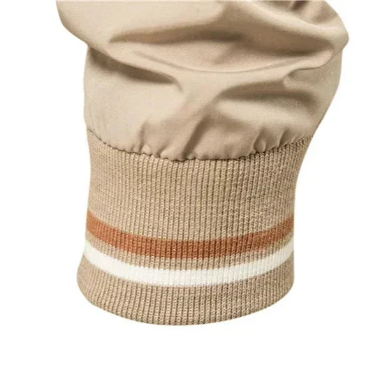 Erik | Light bomber jacket with ribbed edge