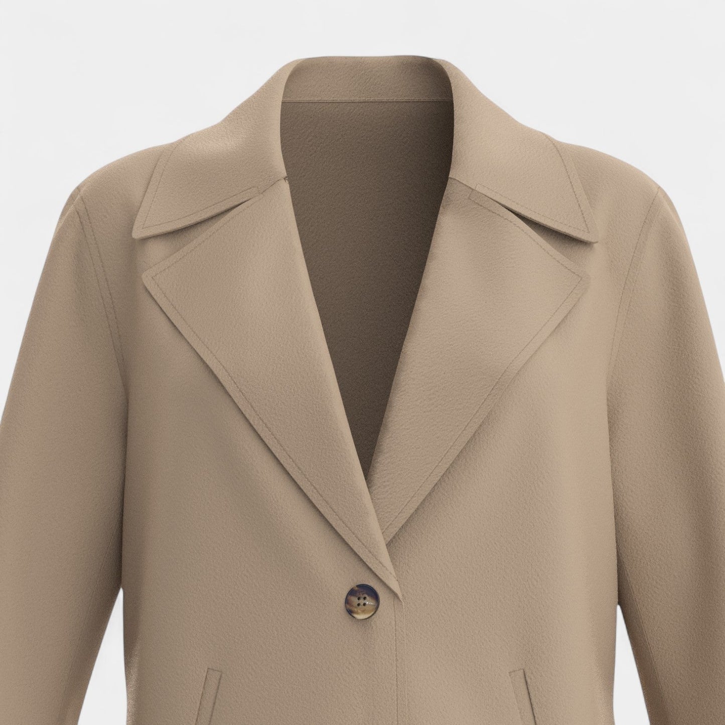 Othilia | Lightweight Women's Coat with Single-Breasted Closure – Timeless Style