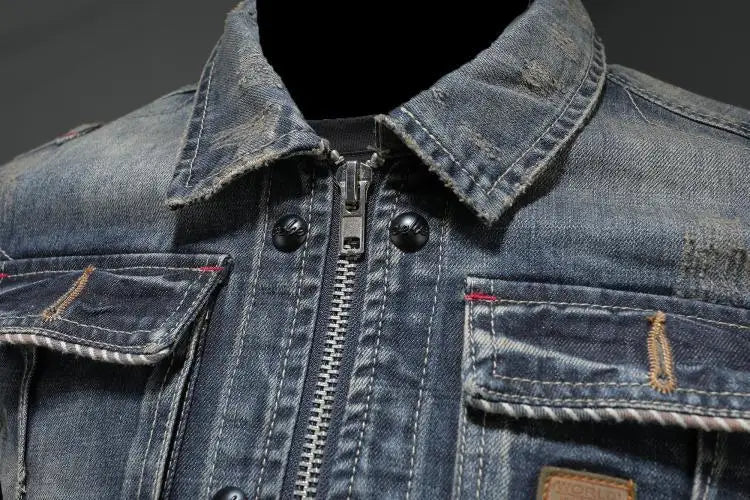 LEON | Retro Denim Jacket with Vintage Look