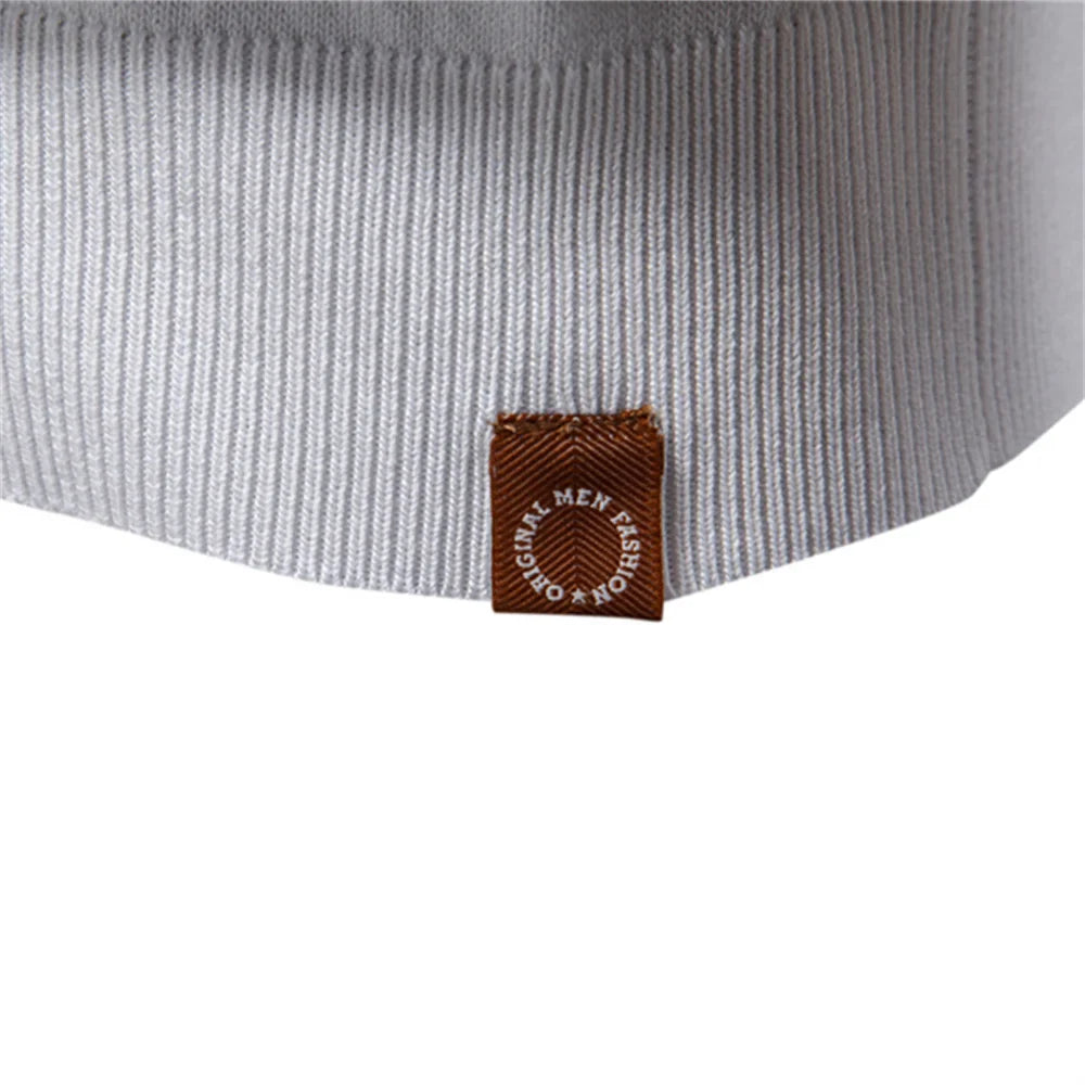 Oskar | Short-sleeved polo shirt with zipper and stripe on the chest