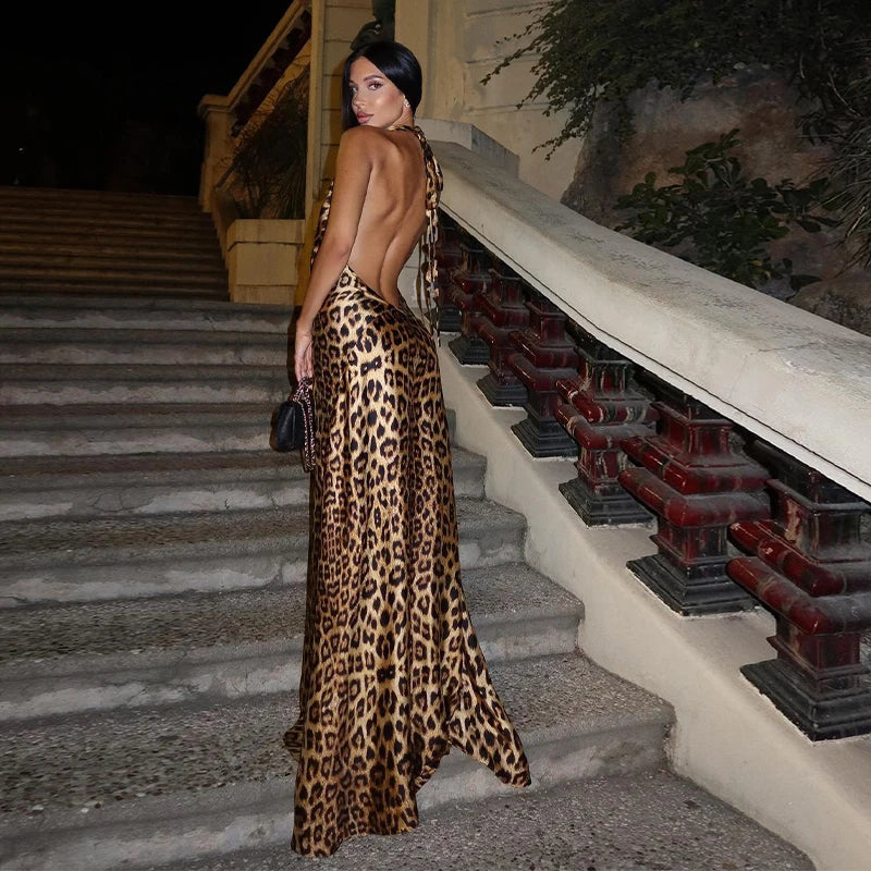 ALTHEA™ | Floor-length Maxi Dress with V-neckline in Premium Polyester