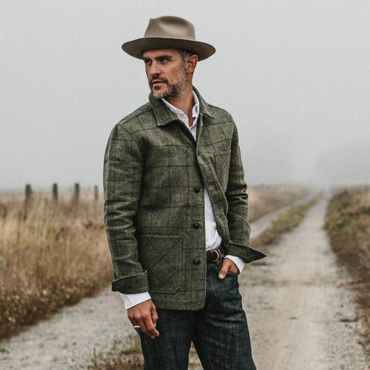 Elis™ | Stylish & Versatile Men's Jacket in Checkered Pattern