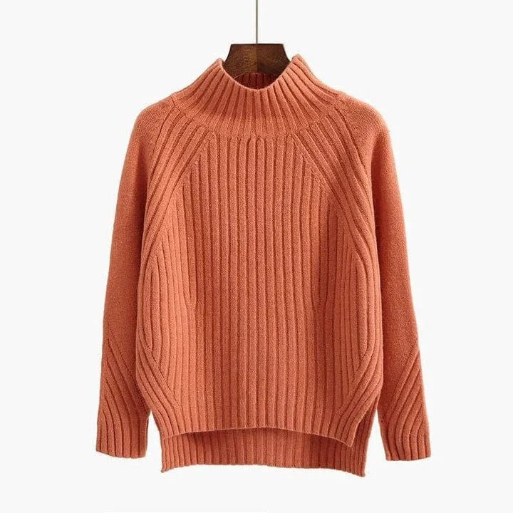 Delphine Poloshirt til kvinder – Klassisk vinterstriktrøje