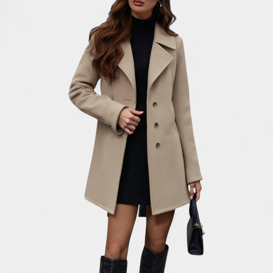 Othilia | Lightweight Women's Coat with Single-Breasted Closure – Timeless Style
