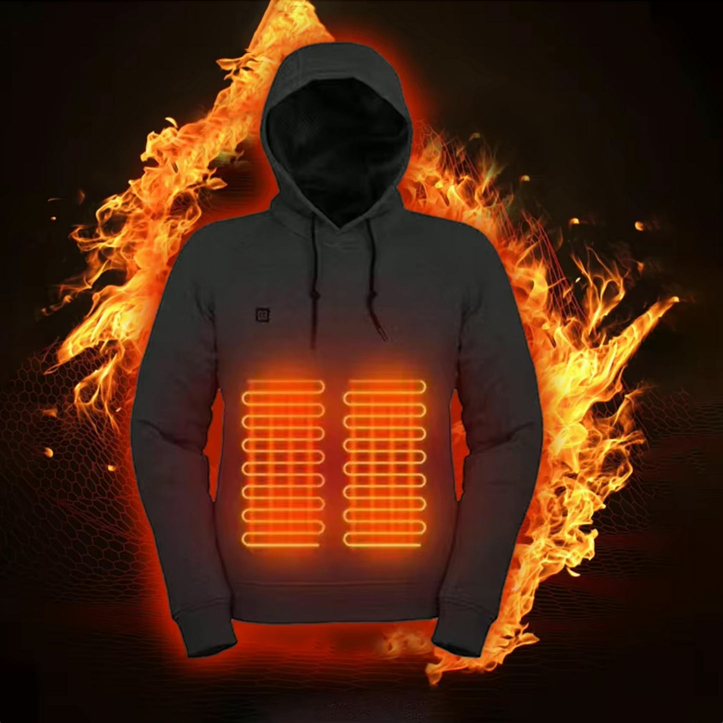 ARCTIHOT™ | Innovativ Uppvärmd Unisex Hoodie med 360° Värmeteknik