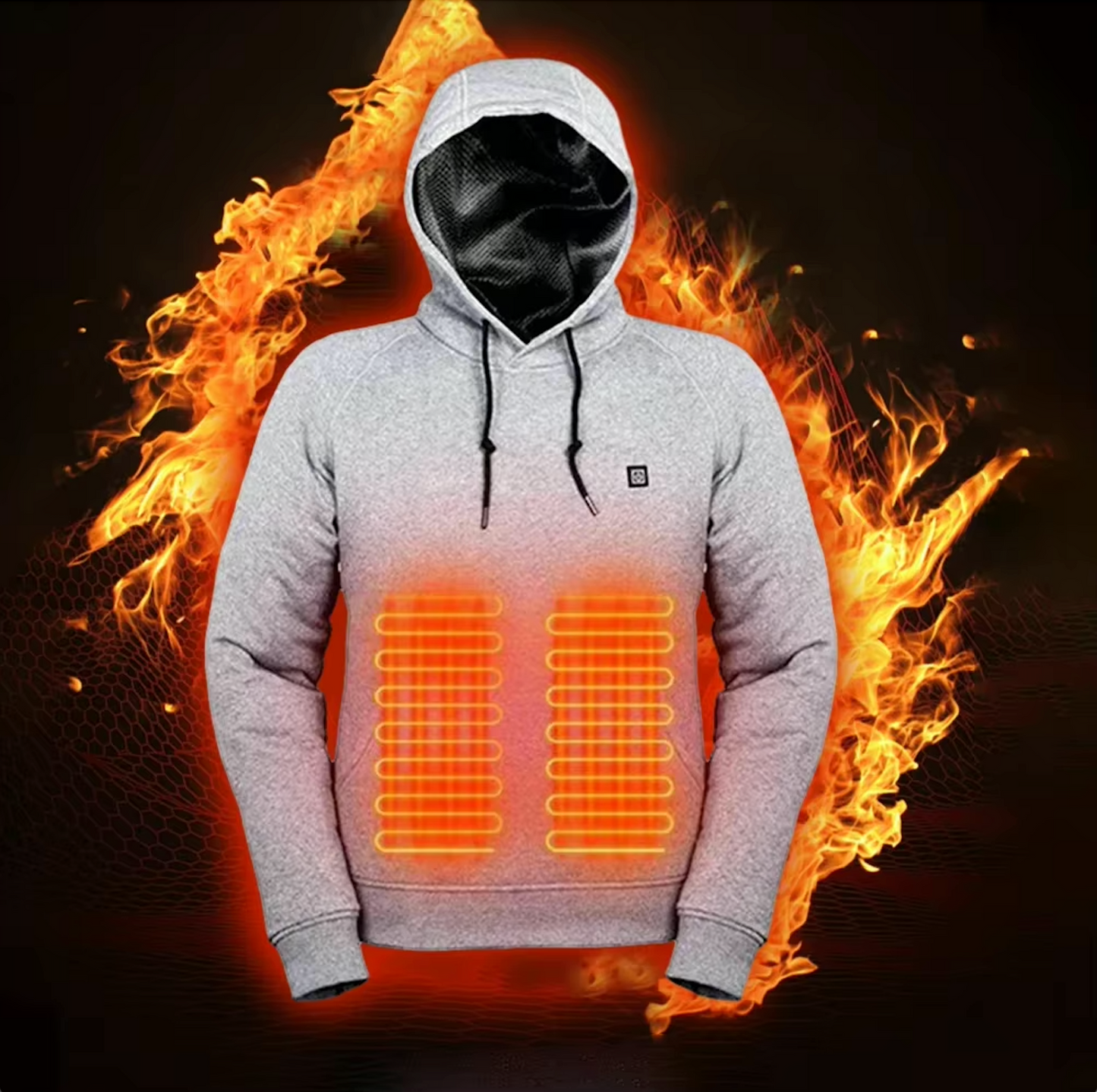 ARCTIHOT™ | Innovativ Uppvärmd Unisex Hoodie med 360° Värmeteknik