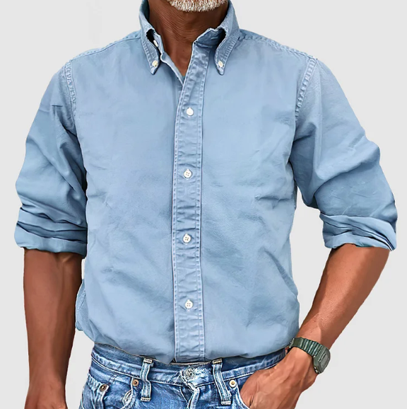 Edvin™ | Klassisk Herrskjorta i 100% Bomull