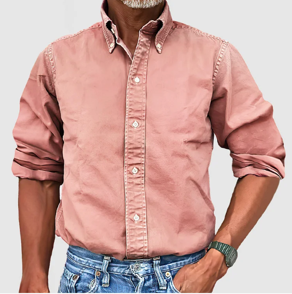 Edvin™ | Klassisk Herrskjorta i 100% Bomull