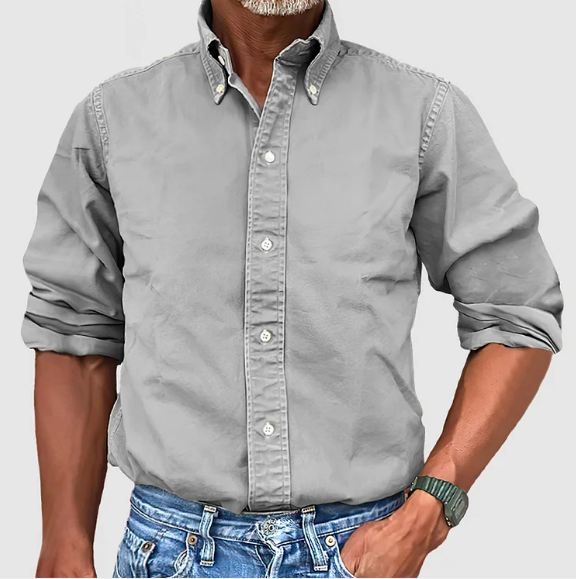 Edvin™ | Klassisk Herrskjorta i 100% Bomull