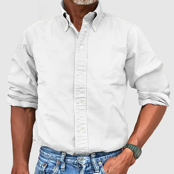 Edvin™ | Klassisk Herrskjorta i 100% Bomull
