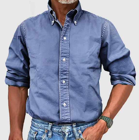 Edvin™ | Klassisk Herrskjorta i 100% Bomull